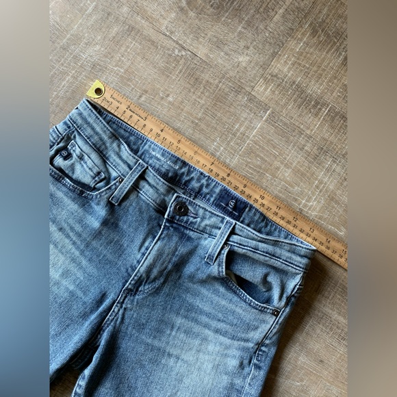 ▶️ AG Adriano goldshmied Women’s blue jeans 26R straight skinny stretch 27x27 - Picture 8 of 14